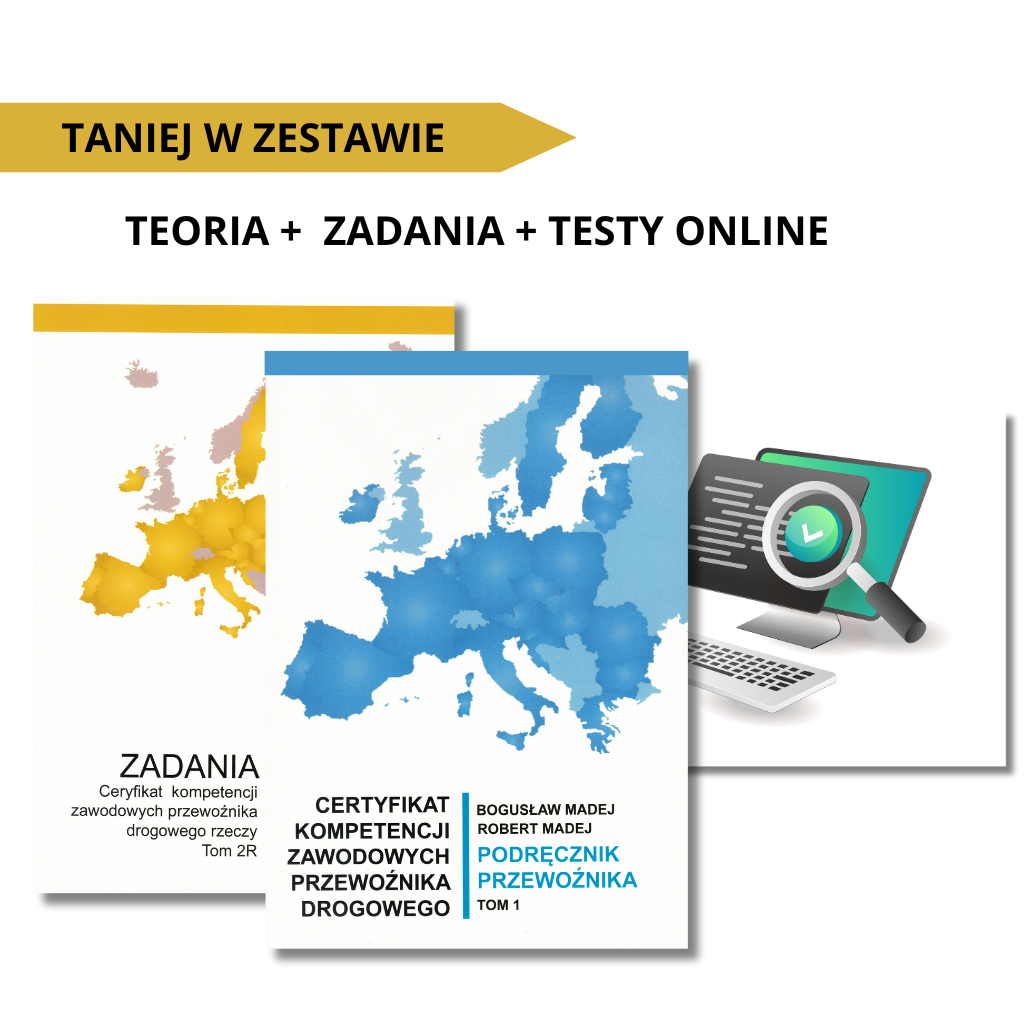 Zestaw Książka certyfikat kompetencji zawodowych rzeczy, zadania i testy online 2026