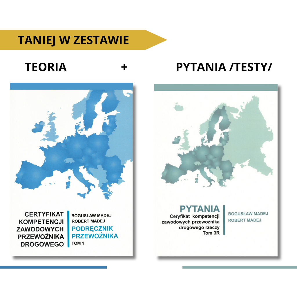Zestaw książka certyfikat kompetencji zawodowych rzeczy 2 tomy teoria i testy 2026